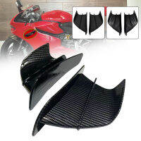 ใหม่อุปกรณ์มอเตอร์ไซค์ Winglet อากาศพลศาสตร์ปีกชุดสปอยเลอร์เหมาะสำหรับ Ducati 899 959 1199 1299 Panigale V4 V4R V2 Supersport S