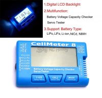 CellMeter-8ใหม่เอี่ยม RC 1-8S ความจุแบตเตอรี่เครื่องตรวจสอบแรงดันไฟฟ้าเมตร LiPo Li-Lon NiMH CellMeter 8คุณภาพสูงขายส่ง