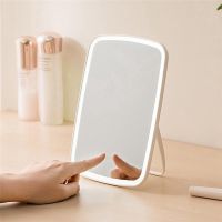 ﹍ Xiaomi Mijia Jordan Judy Touch Control LED Cosmetic Makeup Mirror Desktop Light Portable Folding Lighter Make up