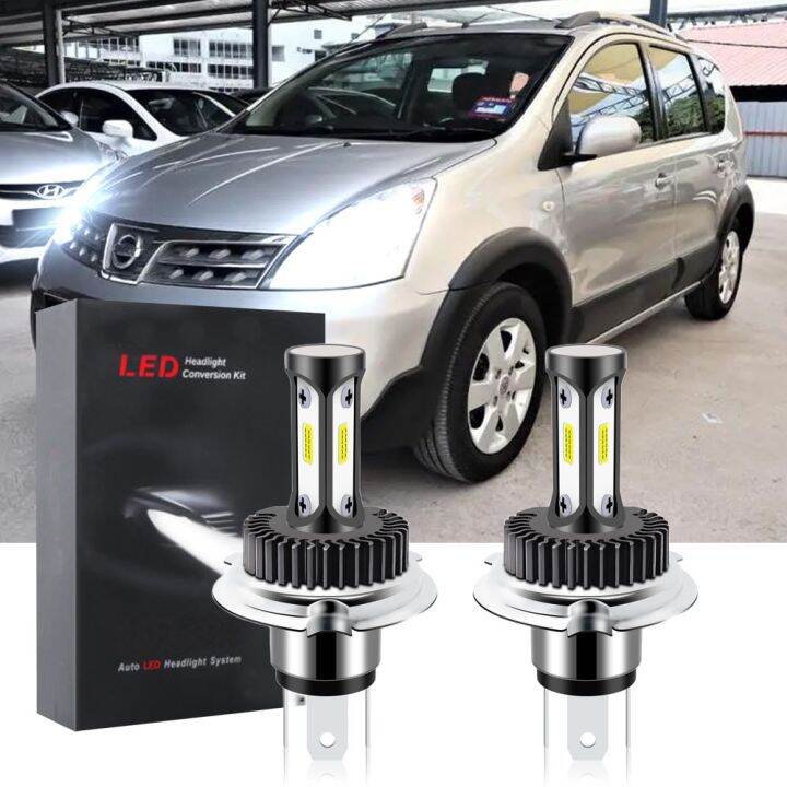 new-หลอดไฟหน้ารถยนต์-led-t12-6000k-สีขาว-แบบเปลี่ยน-สําหรับ-nissan-livina-x-gear-2011-2018-2019-2020-1-คู่