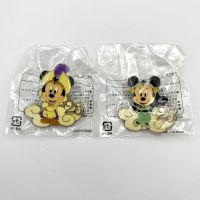 Disney Pin พินดิสนีย์ Aladdin 25th อะลาดิน &amp; จัสมิน เข็มกลัด Mickey Mouse Aladdin / Minnie Mouse Jasmine Tokyo Disney Resort