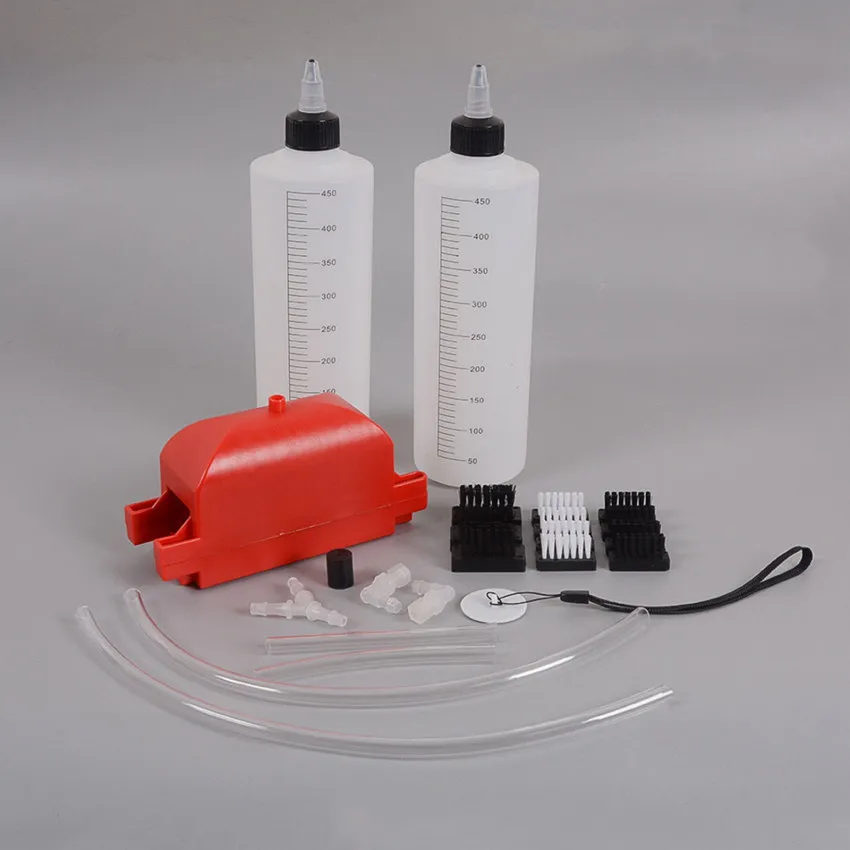 Motorcycle chain cleaning machine kit For Motorbike Chains Lube Device  Lubricating Accessory 