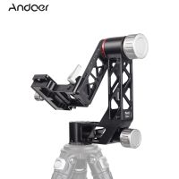 vieline ขาตั้งกล้องหัวอลูมิเนียมอัลลอย อุปกรณ์เสริมกล้องถ่ายรูป Andoer XGH-3 Panoramic Gimbal QR 1/4นิ้ว &amp; 3/8นิ้ว