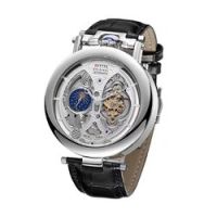 ⌚Primary Source True Tourbillon นาฬิกาสำหรับผู้ชายเครื่องจักรกลอัตโนมัติกันน้ำด้านล่างกลวง