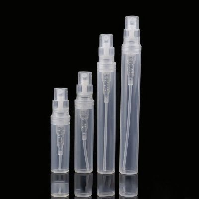 2/3/5ml 2/3/5ml Empty Pump Bottles Transparent Plastic Perfume Spray Bottle Cosmetics Atomizers Refillable Travel Small Sample Container