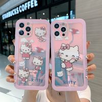 การ์ตูน Hello Kitty โทรศัพท์มือถือสำหรับ iPhone 13 Pro Max 13 Pro 13 12 Pro Max Anti-Scratch Anti-Fall กันกระแทก Hello Kitty Hard ฝาหลังสำหรับ iPhone 11 Pro Max X Xr Xs สูงสุด8 7 Plus SE Hello Kitty ฝาครอบป้องกัน