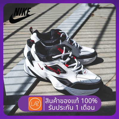 【โปรโมชั่นสินค้าแท้】NIKE M2K TEKNO running shoes sports shoes Breathable and lightweightรองเท้าผู้ชาย รองเท้าสตรี รองเท้ากีฬา รองเท้าลำลอง รองเท้าวิ่ง การทำให้หมาด ๆ ป้องกันการลื่นและทนต่อการสึกหรอระบายอากาศได้ดี น้ำหนักเบา