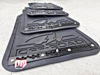 บังโคลนรถยนต์ 4WD Off-Road Mud flaps Black Edition.