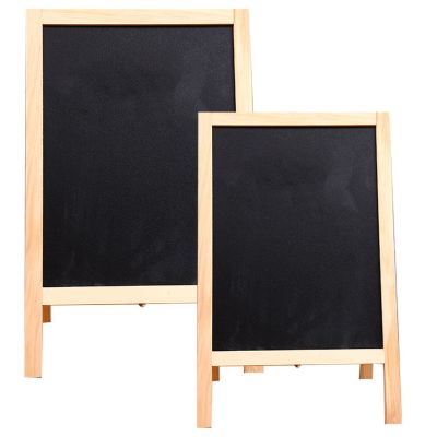 Double Sided Small Blackboard Kids Chalk Student Message Foldable Whiteboard Double-sided