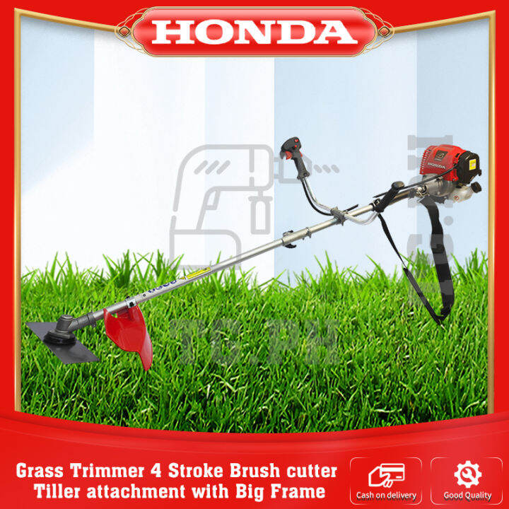 Honda Grass Trimmer 4 Stroke Brush cutter Tiller attachment with Big ...