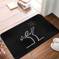 〖Cozyroom shop〗 La Linea The Line Osvaldo Cavandoli TV Doormat Rug carpet Mat Footpad Bath mat Non slip toilet Balcony Parlor durable Washable