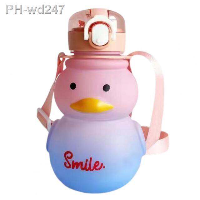 big-belly-water-cup-adorable-leakproof-duck-water-cup-kawaii-strap-water-cup-handle-sealed-drinking-bottle-for-student