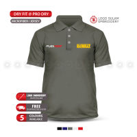 Microfiber Polo T Shirt Sulam DeWalt Flexvolt Tools Hardware Drill Home DIY Baju Lelaki Service Uniform Embroidery Jahit