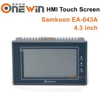 แผงการควบคุมอุตสาหกรรมพีแอลซี Samkoon EA-043A หน้าจอสัมผัส HMI 4.3นิ้วและ FX3U