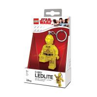 LEGO พวงกุญแจเลโก้ พวงกุญแจไฟฉาย เลโก้ สตาร์วอร์ส ซีทรีพีโอ Disney Star Wars - C-3PO Keychain Light ลิขสิทธิ์แท้