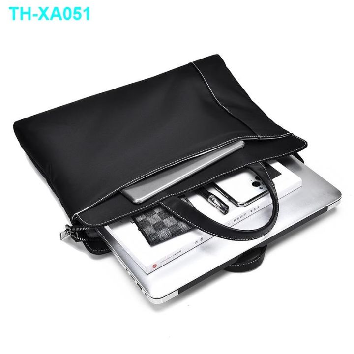 กระเป๋าคอมพิวเตอร์แฟชั่นเรียบง่าย-2023-กระเป๋าแล็ปท็อปผู้ชายใหม่โลโก้ธุรกิจกระเป๋าเอกสาร