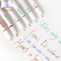 ปากกาไฮไลท์ เครื่องเขียน LEIFNYDI น่ารักค่ะ 0.5มม. หมึกสี ปากกาเน้นข้อความ สมุดติดรูป โรงเรียน เครื่องเขียนอุปกรณ์สำนักงาน วารสาร ปากกาสีเส้นคู่ ปากกามาร์คเกอร์ ปากกาวาดภาพ ปากกาเจลเส้นสองสี