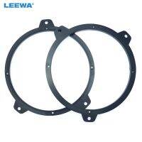 :?》 -- LEEWA 2ชิ้นสีดำ6.5นิ้วลำโพงรถยนต์สเตอริโอ Sp หัวต่อแผ่นสำหรับ BMW 3-Series E46 1999-2005ห่วงโครงแผ่นอะแดปเดอร์แหวน