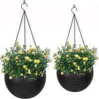 【YF】☍  1pc Hanging Planters Watering Baskets for Indoor Outdoor Pot Garden 2 Different Pieces