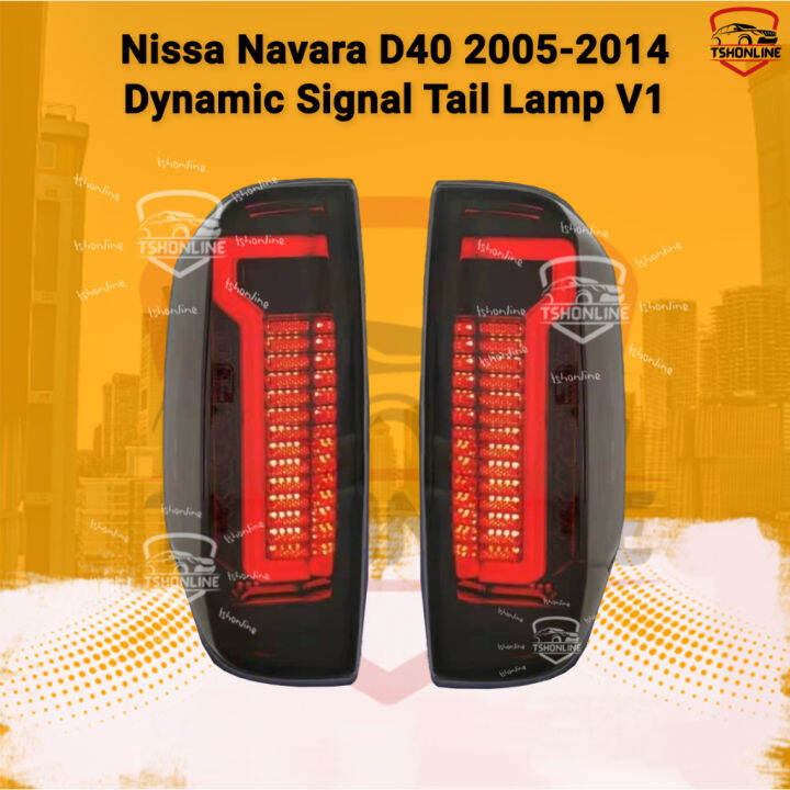 Nissan Navara D40 Tail Lamp 20052014 LED Tail Lamp With Signal Running