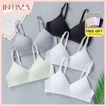 Teenage Girls Underwear Children's Training Bras for Child Young Girl Tank  Tops Solid Soft Cotton Thin Small Bra 12~18Ys