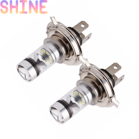 Shine H4 100W 20LED หลอดไฟ Hi/Lo Beam HID 6000K ไฟหน้ารถจักรยานยนต์สีขาว high Power