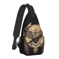 {LJYSD}  Falconry Austringer Hawk Crossbody Bag Sports Red Tail Dreamcatcher Mandala Chest Bag Women Man Shoulder Backpacks Travel