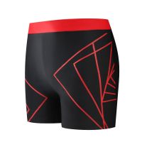 2023 Mens Swimming Trunks Stylish Matching Polyester Comfortable Breathable Quick Dry Beach Adult Flat Corner Swimming Trunks