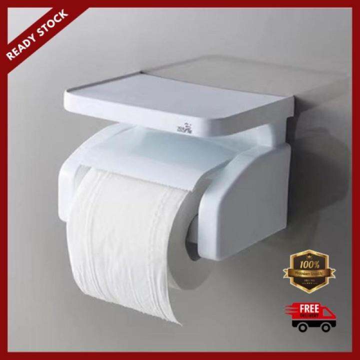 READY STOCKStrong suction toilet roll holder Lazada