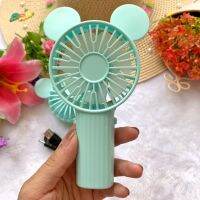 ?พัดลมพกพา mini fan ขนาดกะทัดรัด ลายมิกกี้ มี3สี น่ารักละมุนมาก?