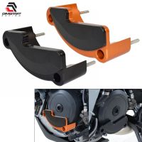 QMSTART Racing Left Engine Cover Stator Guard Crash Pad Slider Protector For KTM Adventure 1050 1090 1190 RC8 R Super Duke 1290