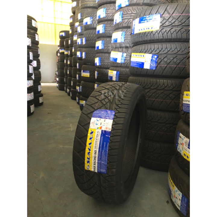 245-45r18-275-40r18-ยี่ห้อ-sumaxx-รุ่น-max-racing-86s-ลายนิตโตะ-420s-รุ่นยอดนิยม-ล็อตผลิตปี21-ขายยกชุด4-เส้น-ราคาต่อ4เส้น-พิเศษสุดๆจำนวนจำกัด