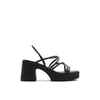 ALDO SLAY HEELED SANDALS - BLACK