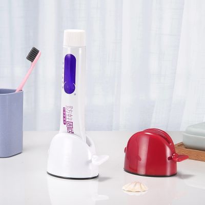 hot【DT】 2/1pcs Rolling Tube Toothpaste Squeezer Dispenser Paste Holder Accessories
