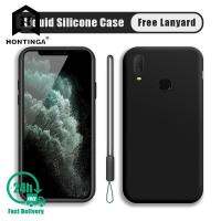 【Online】 Hontinga สำหรับ Y11 2019 Case Original Liquid Silicone Case Soft Cover Case Coque Funda ปลอกกันกระแทกฝาหลัง