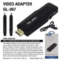 GLINK GL-067 WIRELESS อุปกรณ์แคสภาพ Airplay Miracast แบบไร้สายรองรับโทรศัพท์ทุกรุ่น1080Pไม่ต้องมี WIFIก็ใช้งานได้ GL067