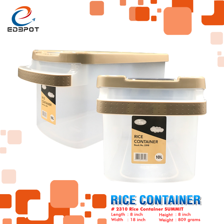 Edepot Summit Rice Container/ Dispenser Box COD 2320/2310 | Lazada PH