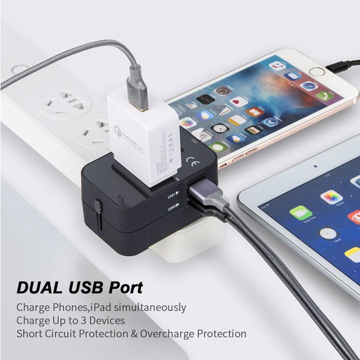 universal-travel-adapter-หัวแปลงปลั๊กไฟ-1200w-ปลั๊กแปลง-ปลั๊กไฟusb-ปลั๊กไฟต่างประเทศ