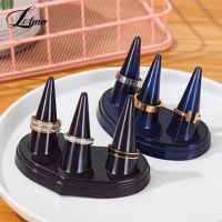 Plastic Finger Cone Ring Holder Jewelry Display Stand Organizer Storage Rack Showcase For Exhibit Ring Storage Rack