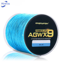 KI Angryfish Agwx9ตกปลา500เมตร,สายที่แข็งแรงมากตกปลา Pe ทนต่อการสึกหรอสำหรับผู้ที่ชื่นชอบการตกปลา