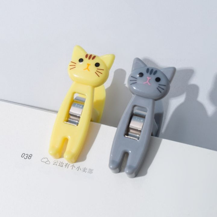 creative-multifunctional-cat-clip-snack-bag-sealing-clip-desk-folder-household-underwear-socks-storage-clip-cute-cat-bag-clips