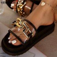 【cw】 Woman Slippers Ladies Fashion Slides Outdoor Flats Female Beach Shoes Footwear Size 43  Gladiator