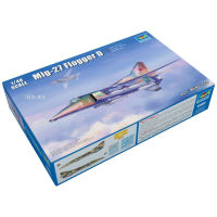 เป่าแตร05802 148รัสเซีย Mig27 Mig-27 Flogger D โจมตีเครื่องบินเจ็ทเครื่องบินพลาสติกประกอบของเล่นของขวัญรุ่นของเล่นอาคารชุด