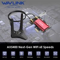 Wavlink Intel 5400Mbps 6E AX210ตัวรับสัญญาณ WiFi Pcie สามสาย802.11AX 2.4G/5G/6Ghz สำหรับบลูทูธ5.3การ์ดเน็ตเวิร์ก