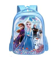 Disney Cartoon Schoolbag Frozen Elsa Anna Girls Cute Primary School Bag Kindergarten Cute Backpack