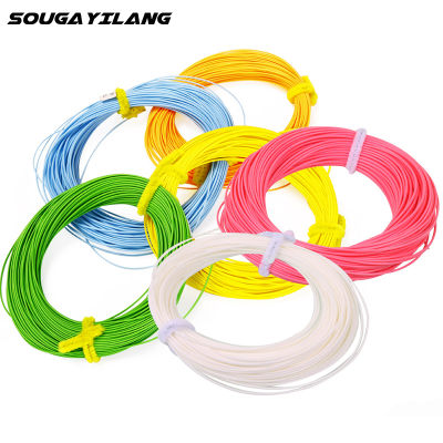 Souilang 4F 5F 6F 7F Fly Fishing Line น้ำหนัก Forward Nymph ลอย Fly Fishing Line Polyethylene Fly สายตกปลา