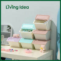 Living idea กล่องเก็บเครื่องสําอางบนโต๊ะ กล่องใส่เครื่องสำอางค์ กล่องเครื่องสําอาง ชั้นวางของ