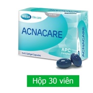 Viên uống ngừa mụn và giảm tiết bã nhờn Acnacare - Hộp 30 viên