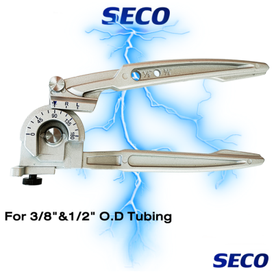 เบนเดอร์ดัดท่อทองแดง SECO ที่ดัดท่อ แป๊ป ทองแดง ขนาด 2-in-1 Tube Bender มุมดัด 0 -180° For 3/8 &amp;1/2 O.D Tubing