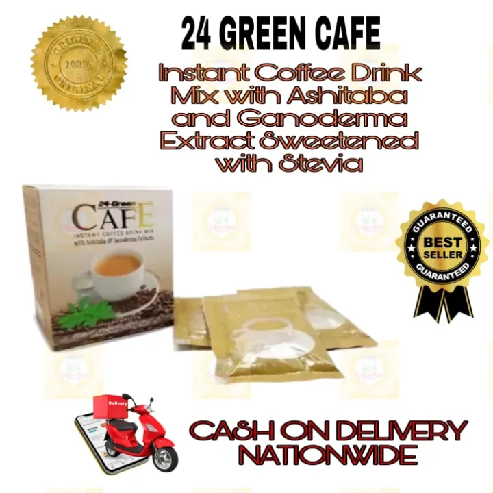 ORIGINAL 24 GREEN CAFE INSTANT COFFEE DRINK MIX WITH ASHITABA AND